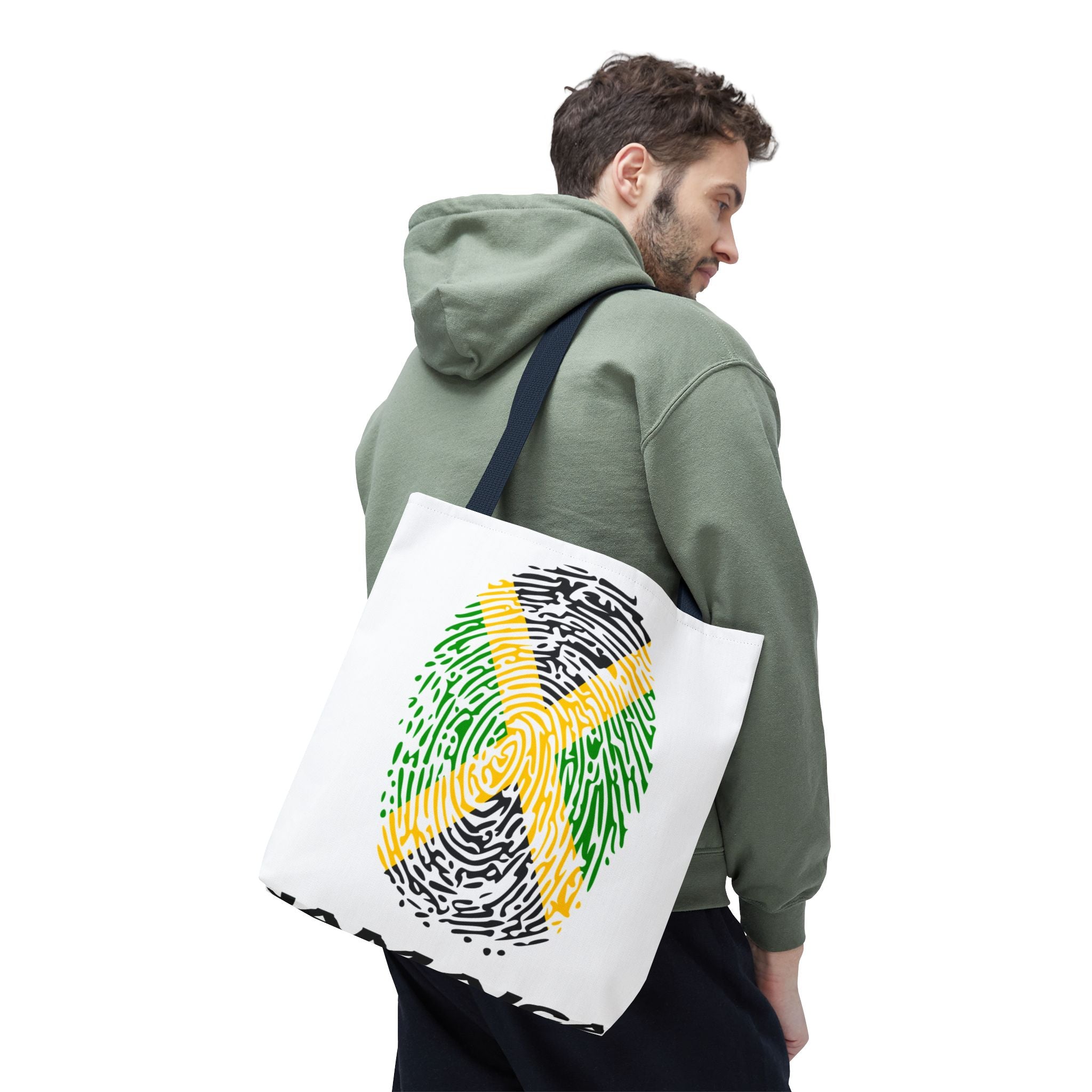 Jamaican Fingerprint Tote Bag