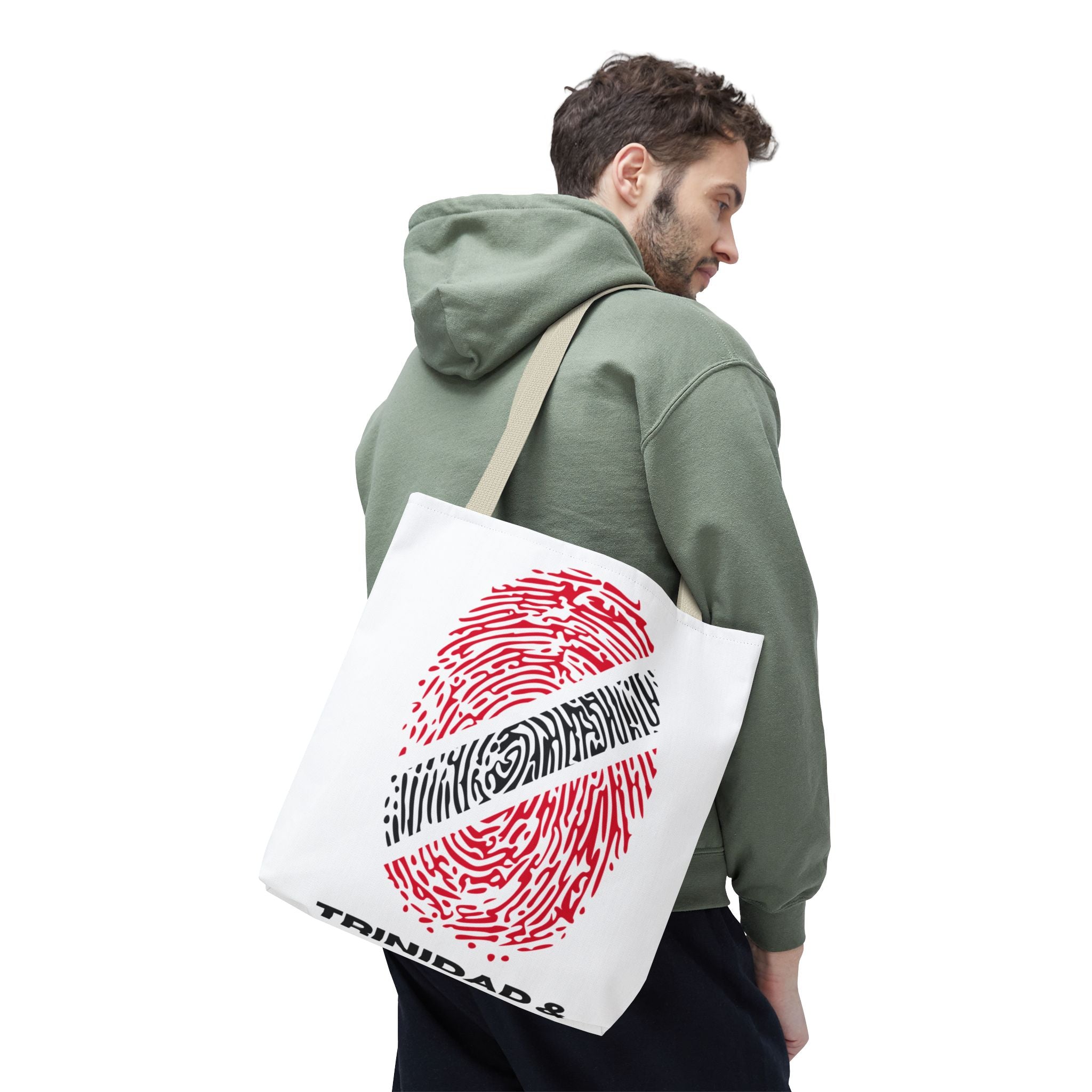 Trinidad & Tobago Flag Fingerprint Tote