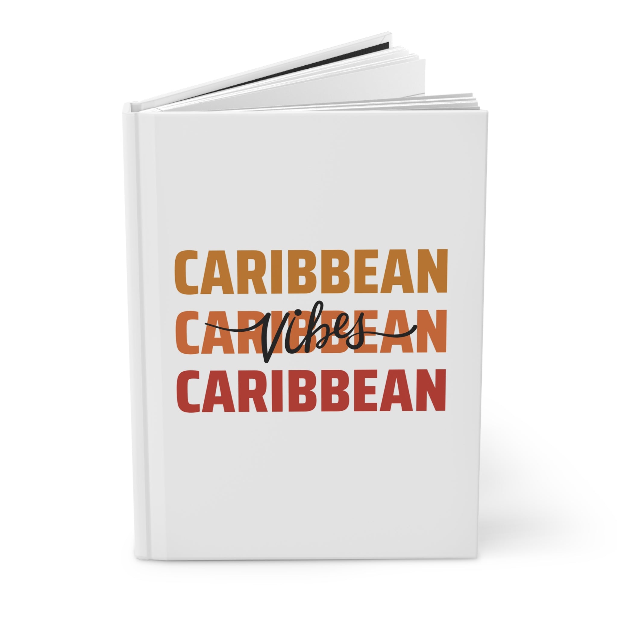 Caribbean Vibes Hardcover Journal (White)