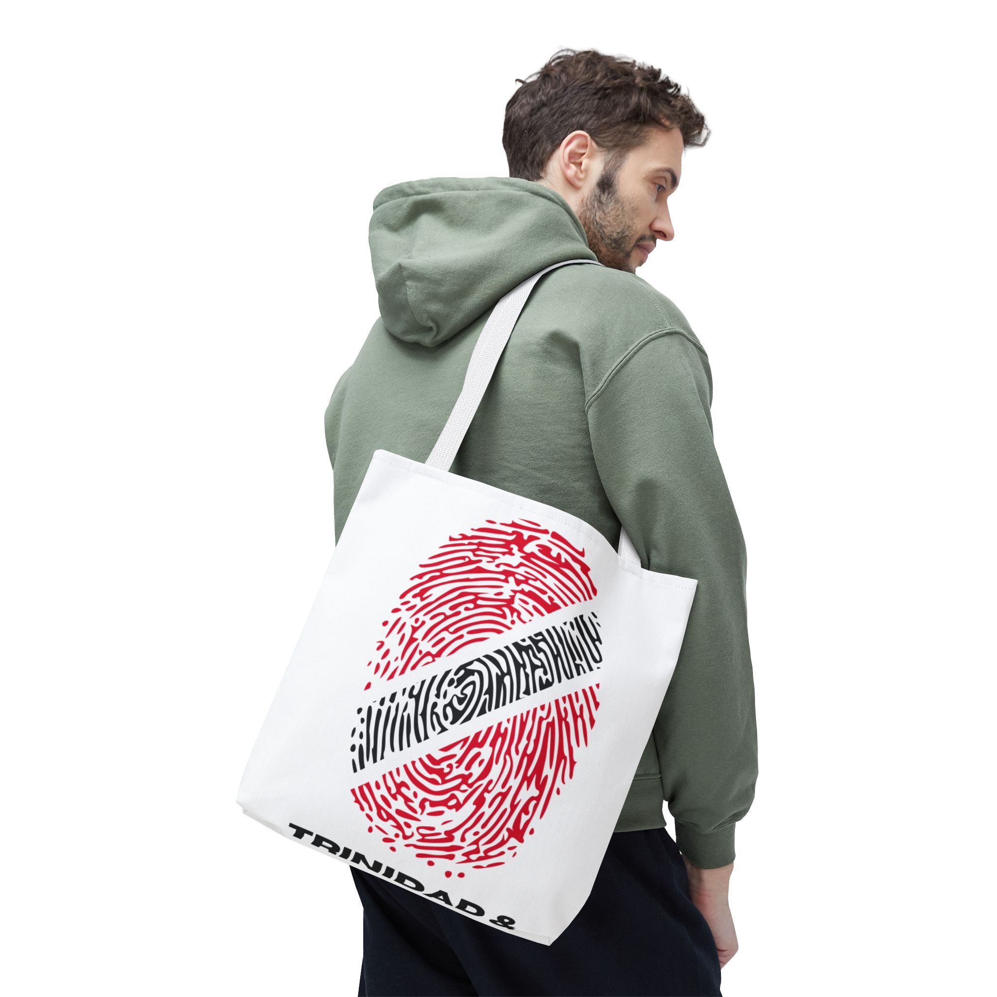 Trinidad & Tobago Flag Fingerprint Tote