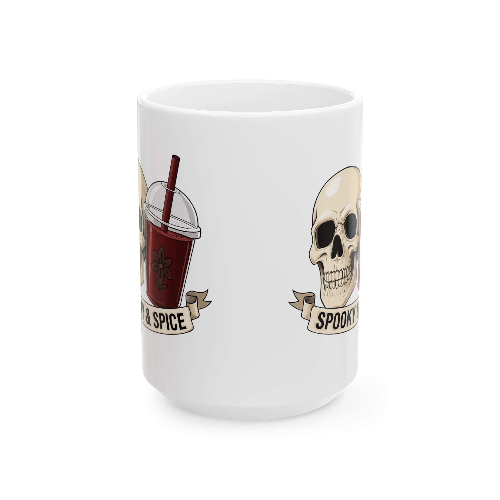 Spooky & Spice Ceramic Mug, (11oz, 15oz)
