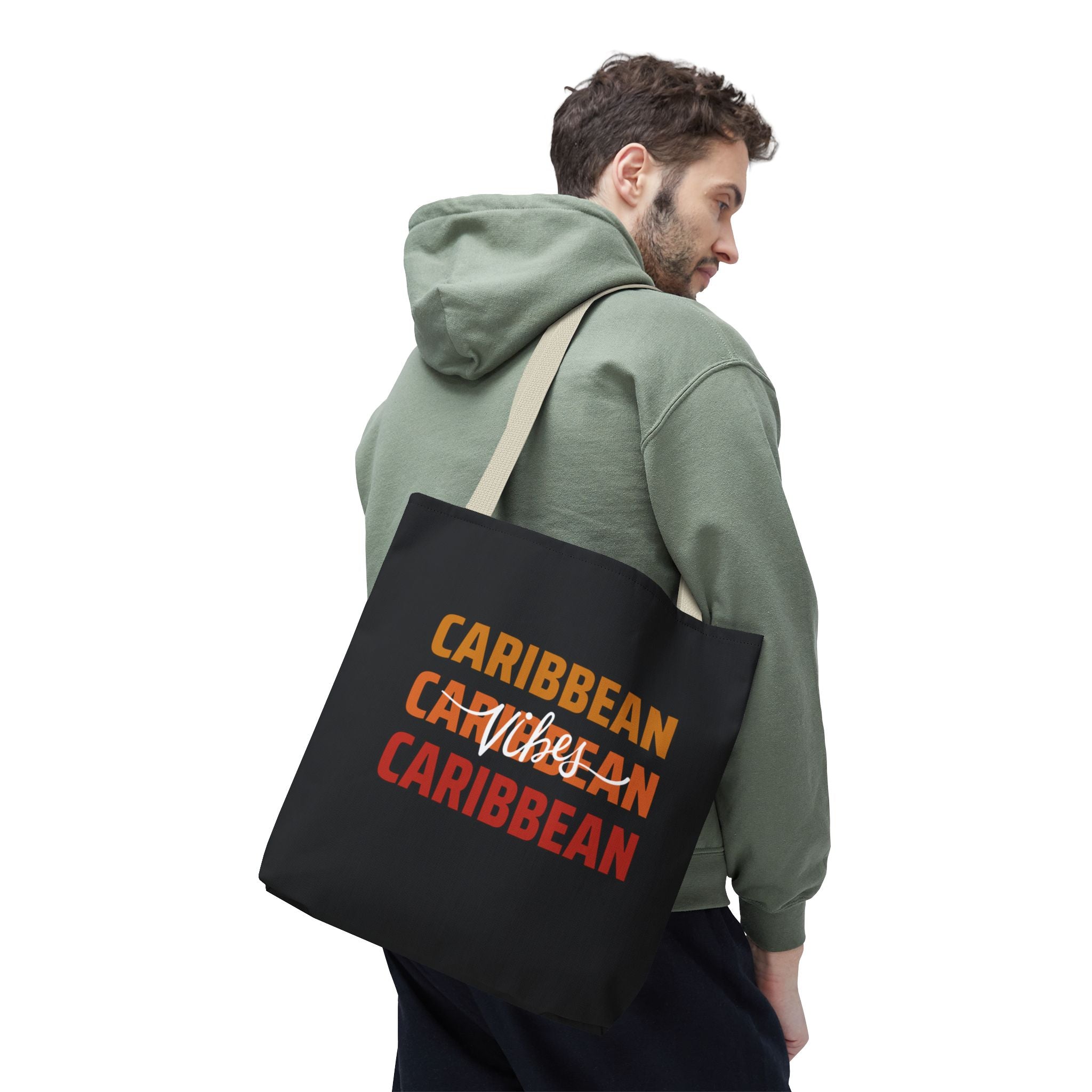 Caribbean Vibes Tote (Black)