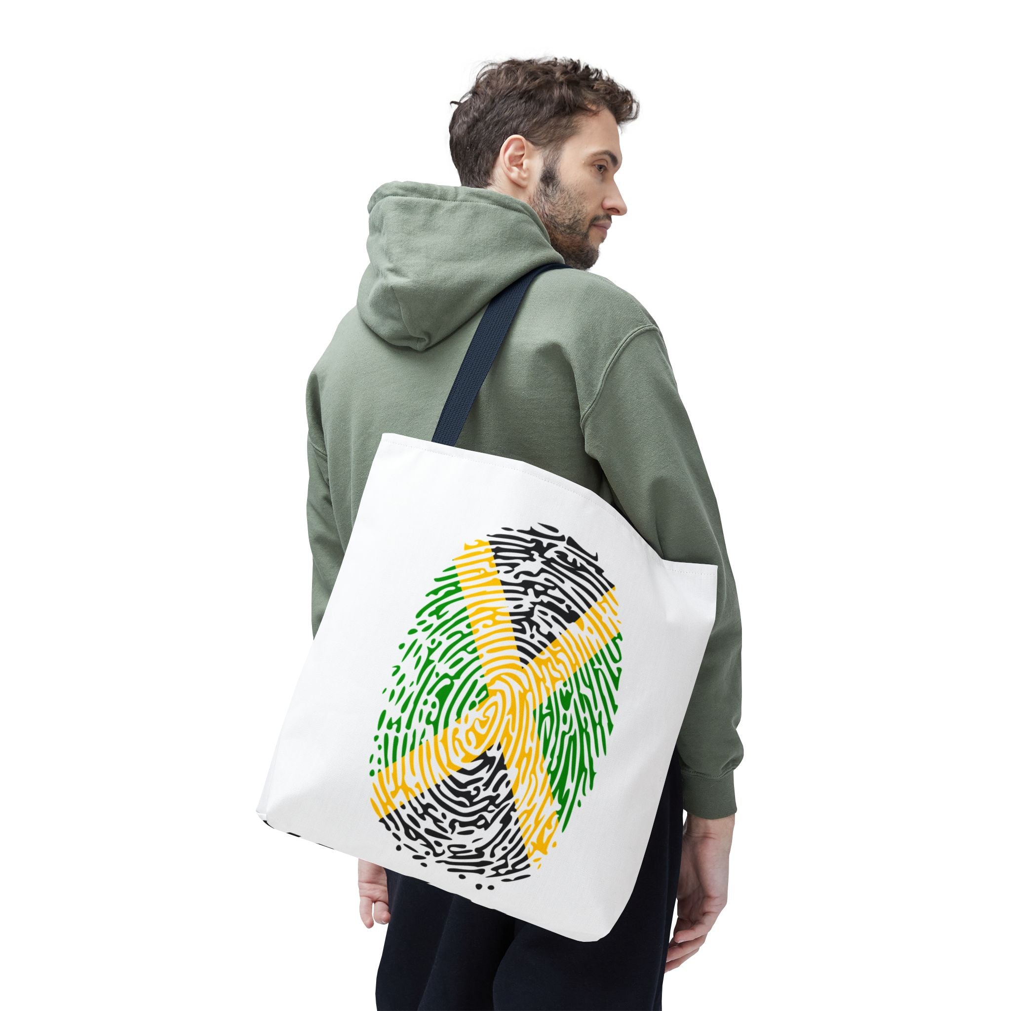 Jamaican Fingerprint Tote Bag