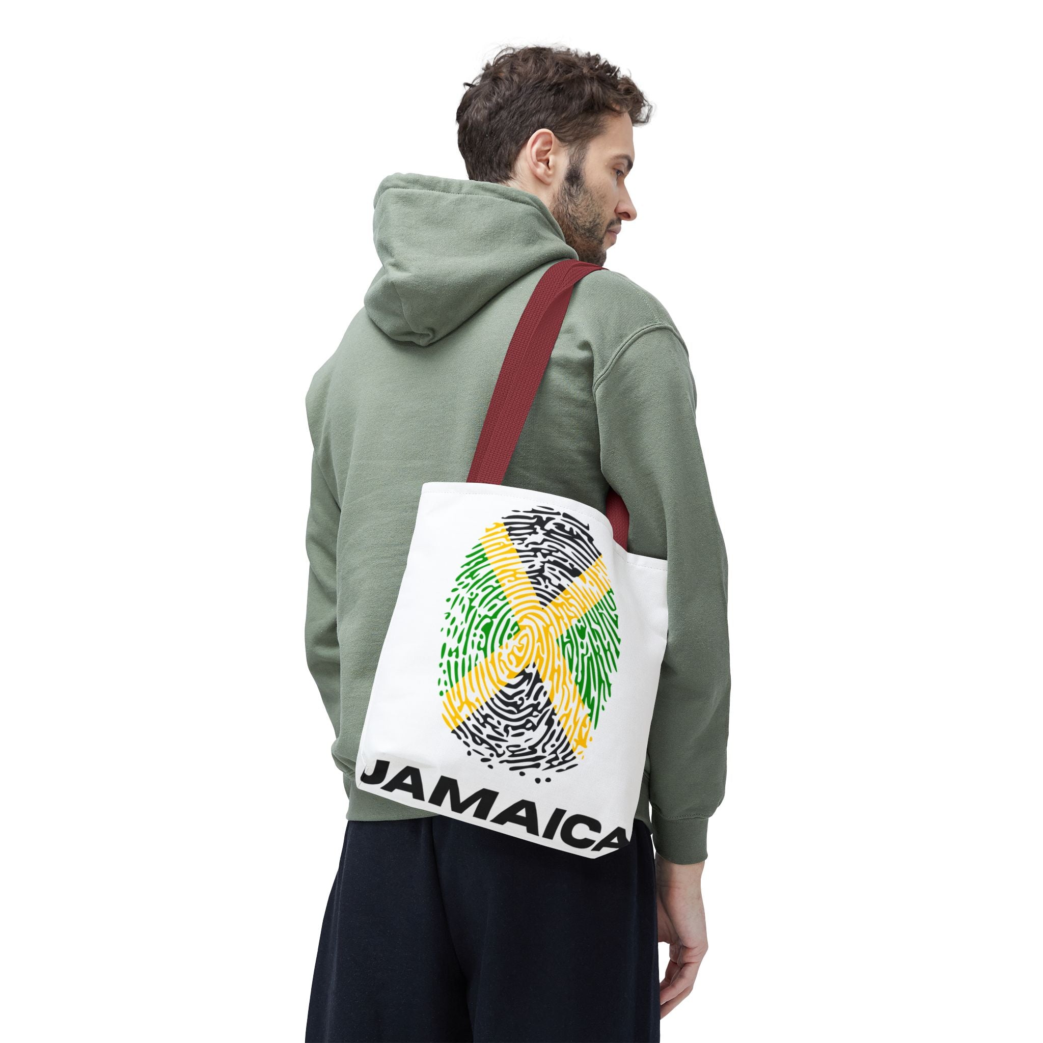 Jamaican Fingerprint Tote Bag