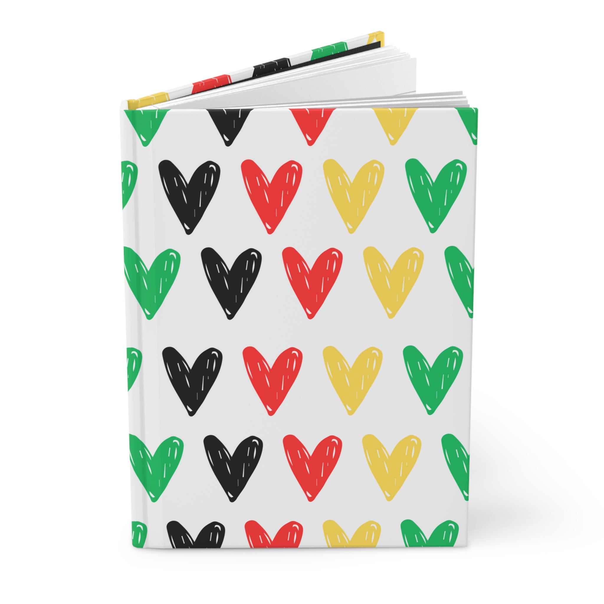 Caribbean Hearts Hardcover Journal
