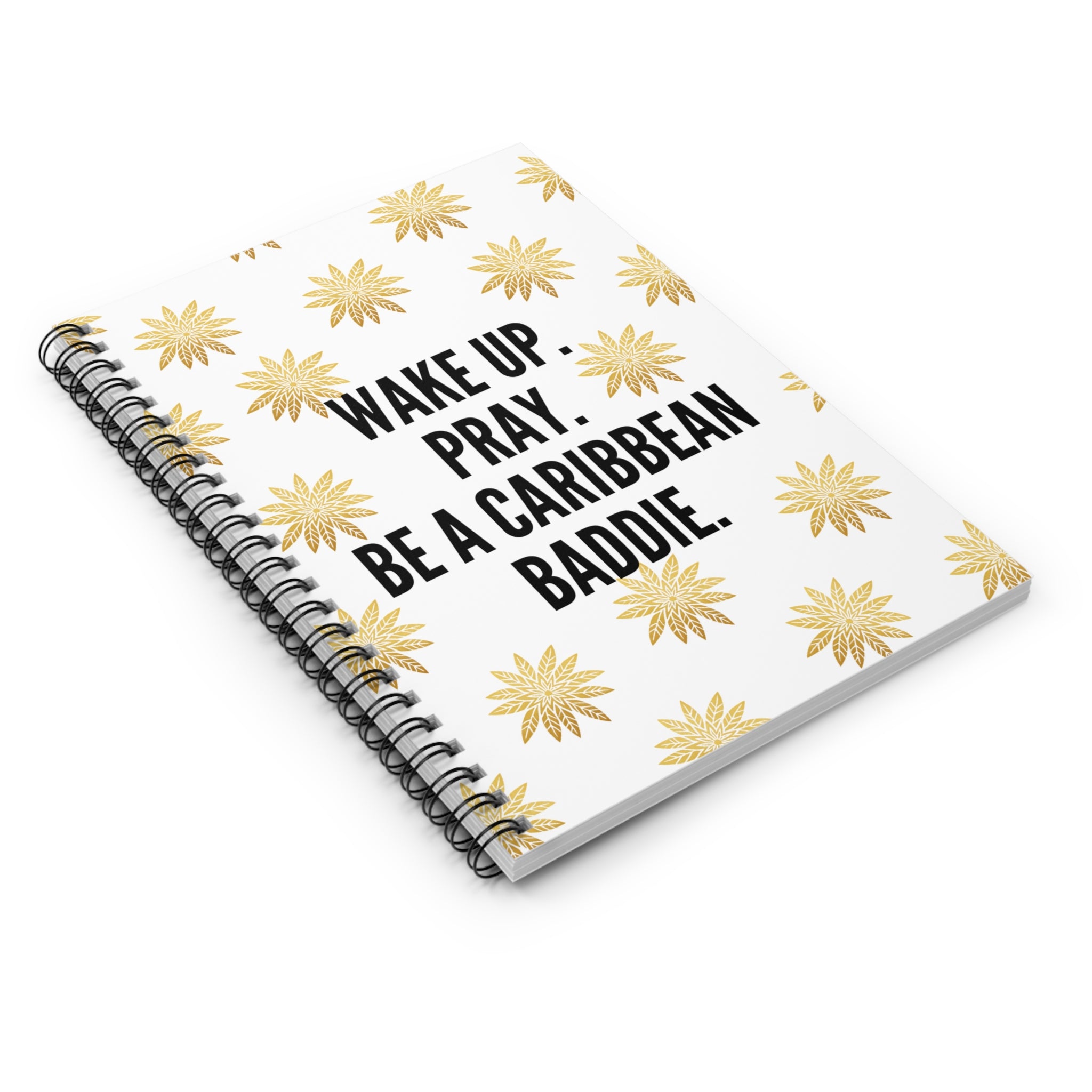 Be A Caribbean Baddie Spiral Notebook - Ruled Line