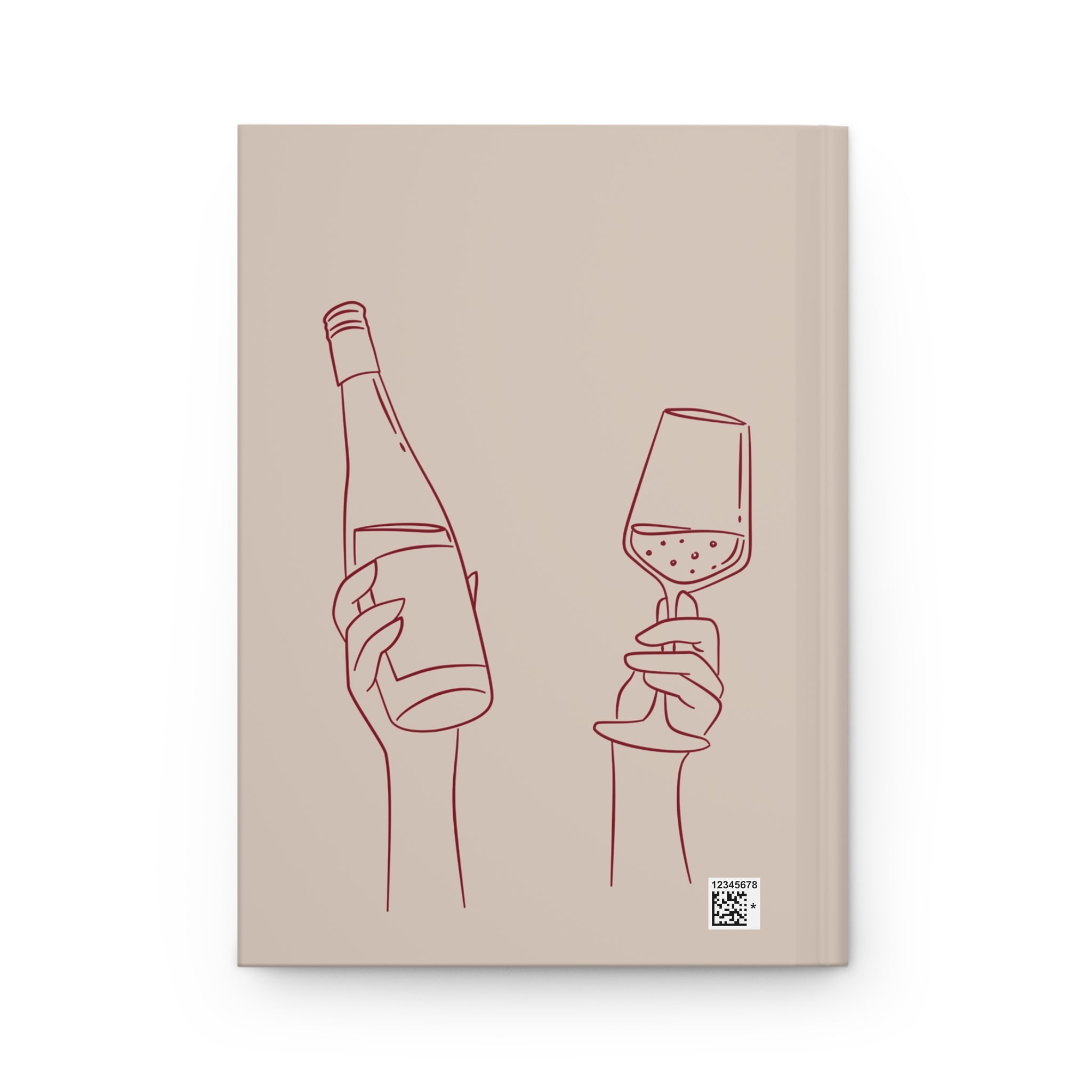 Study Now, Wine Later Hardcover Notebook
