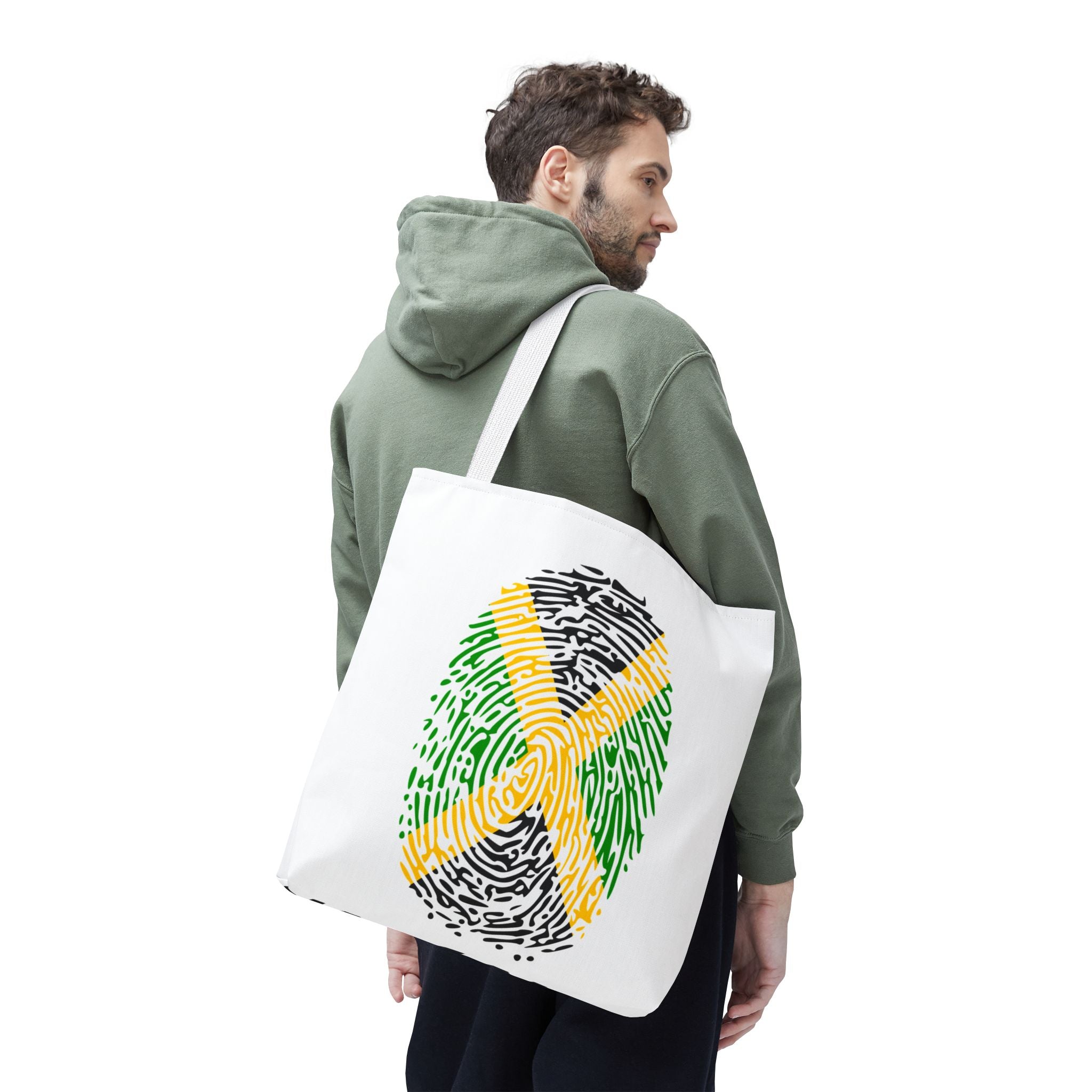 Jamaican Fingerprint Tote Bag