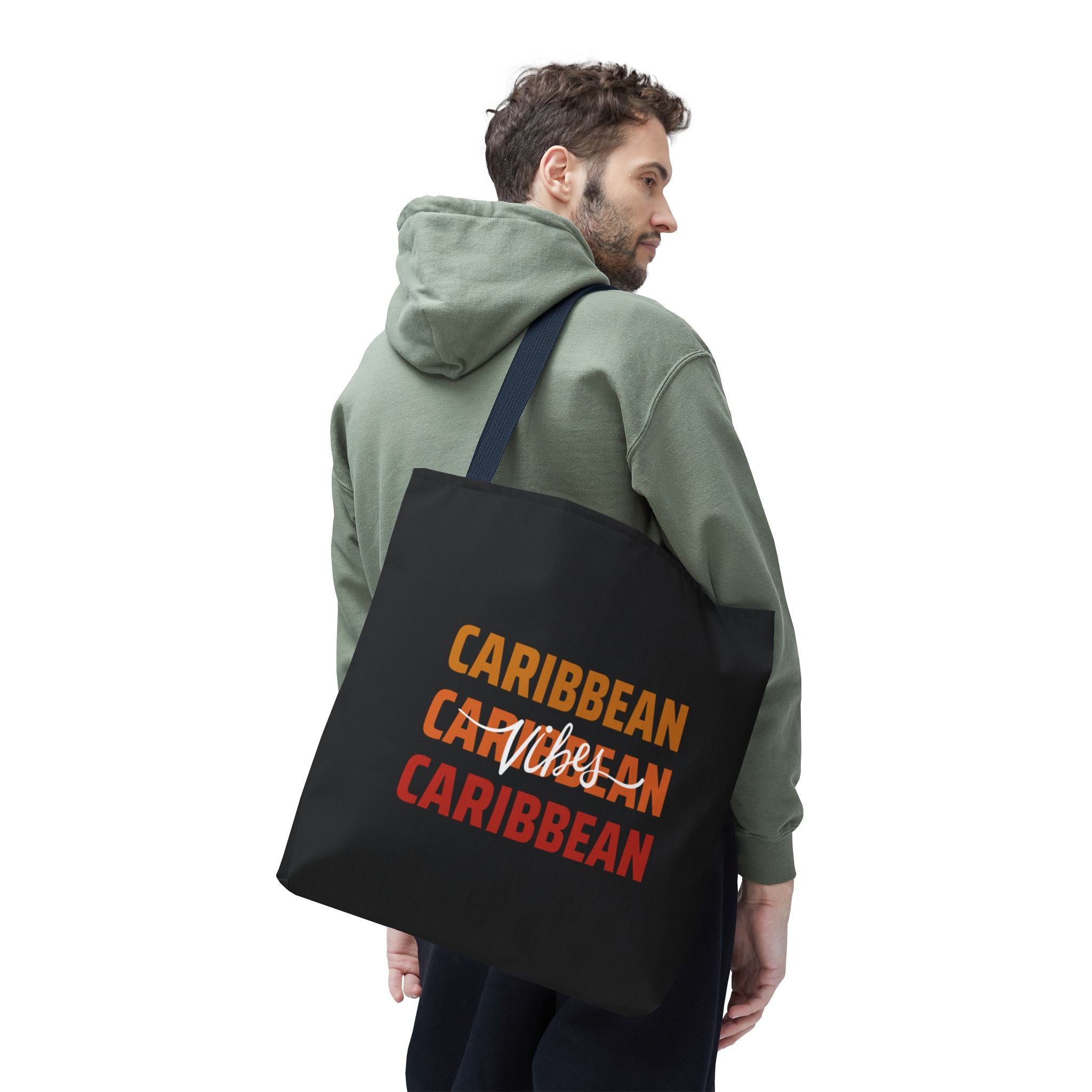 Caribbean Vibes Tote (Black)