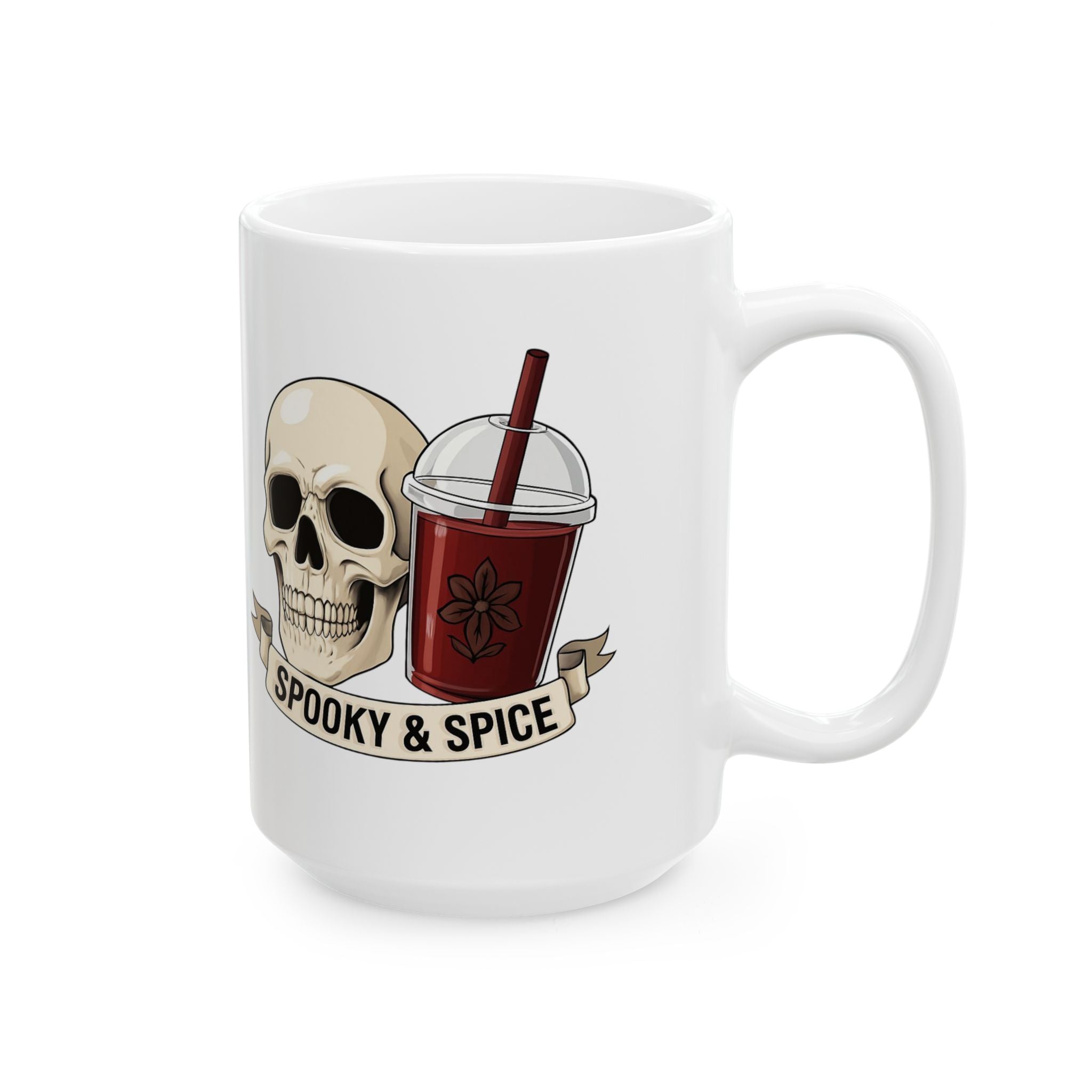 Spooky & Spice Ceramic Mug, (11oz, 15oz)