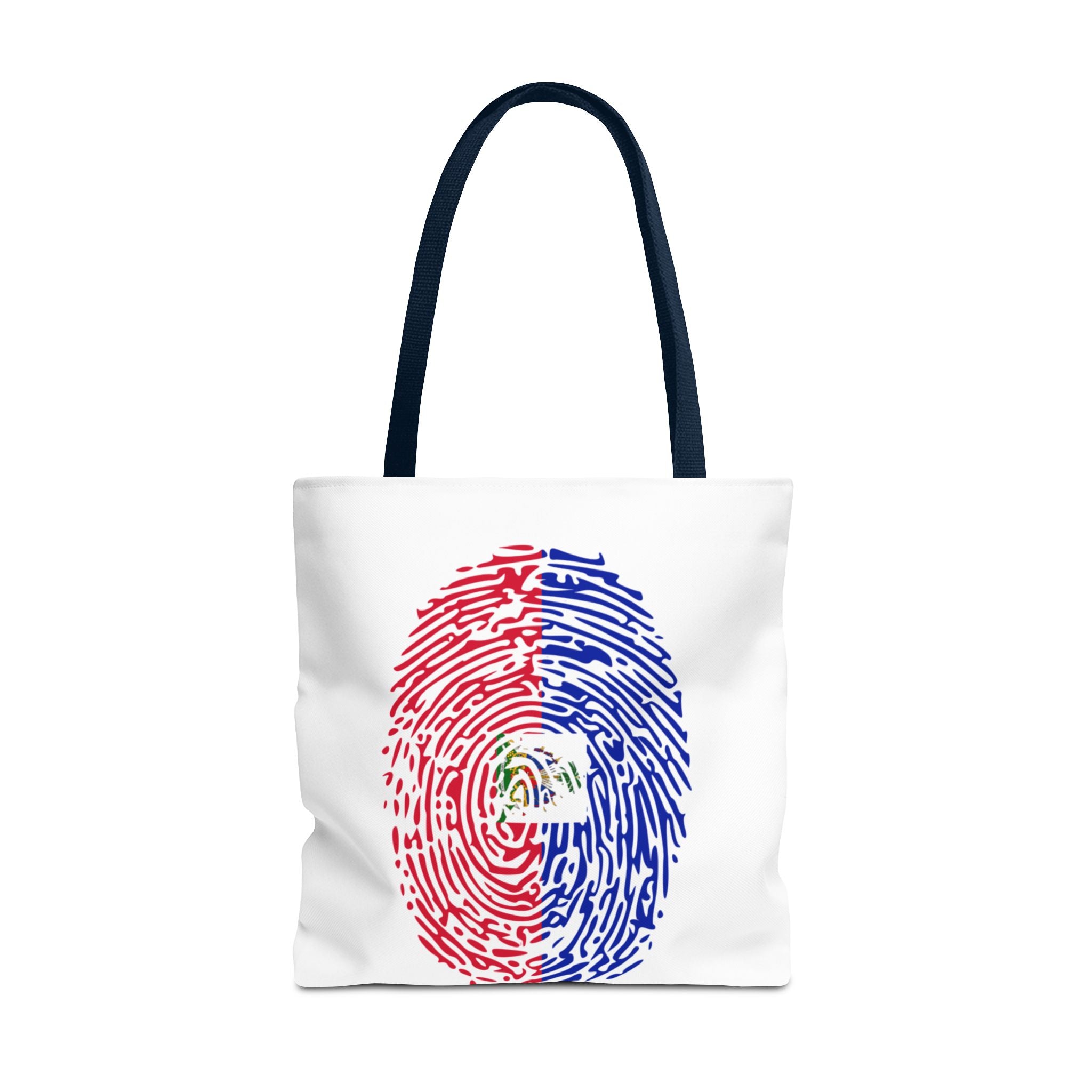 Haiti Flag Fingerprint Tote