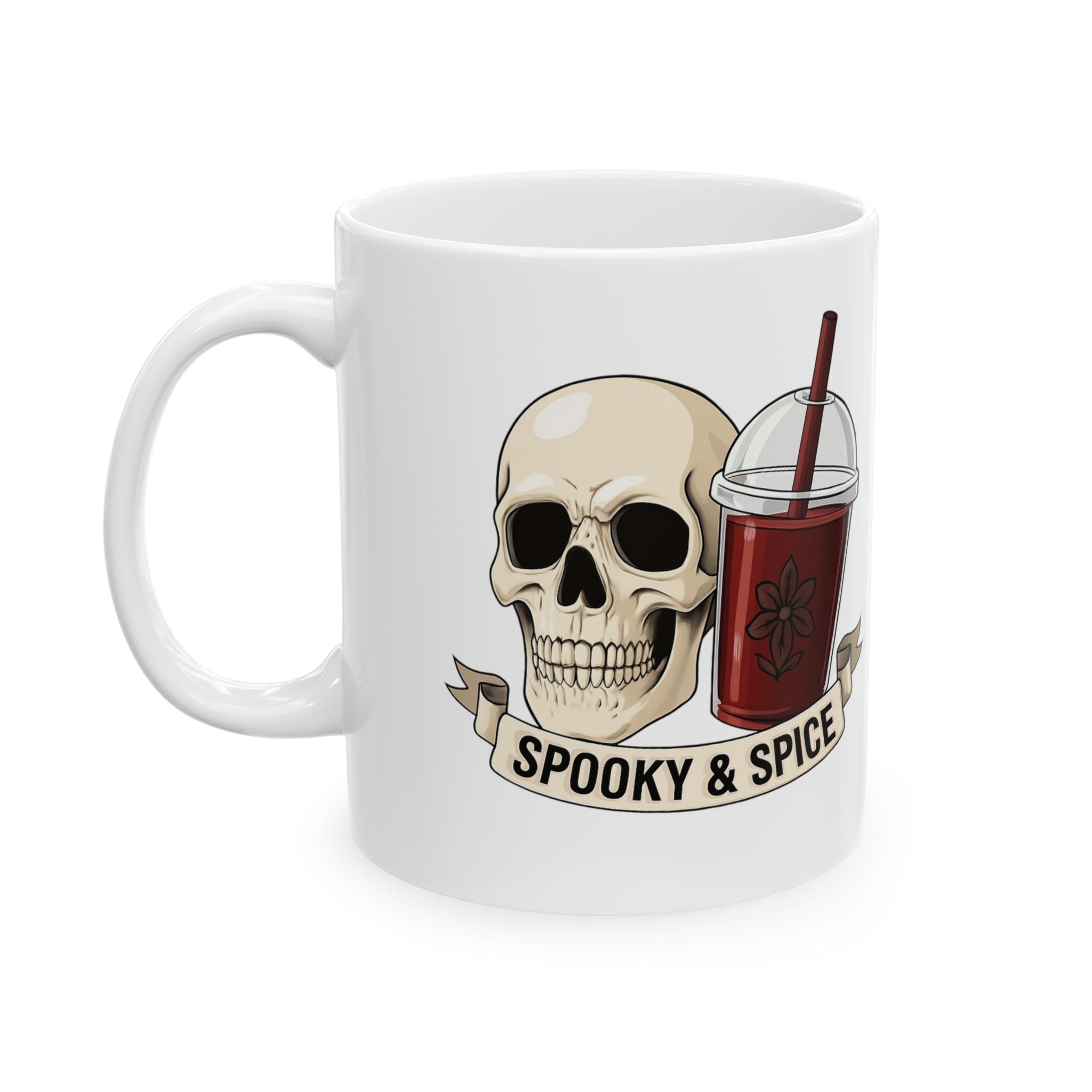 Spooky & Spice Ceramic Mug, (11oz, 15oz)