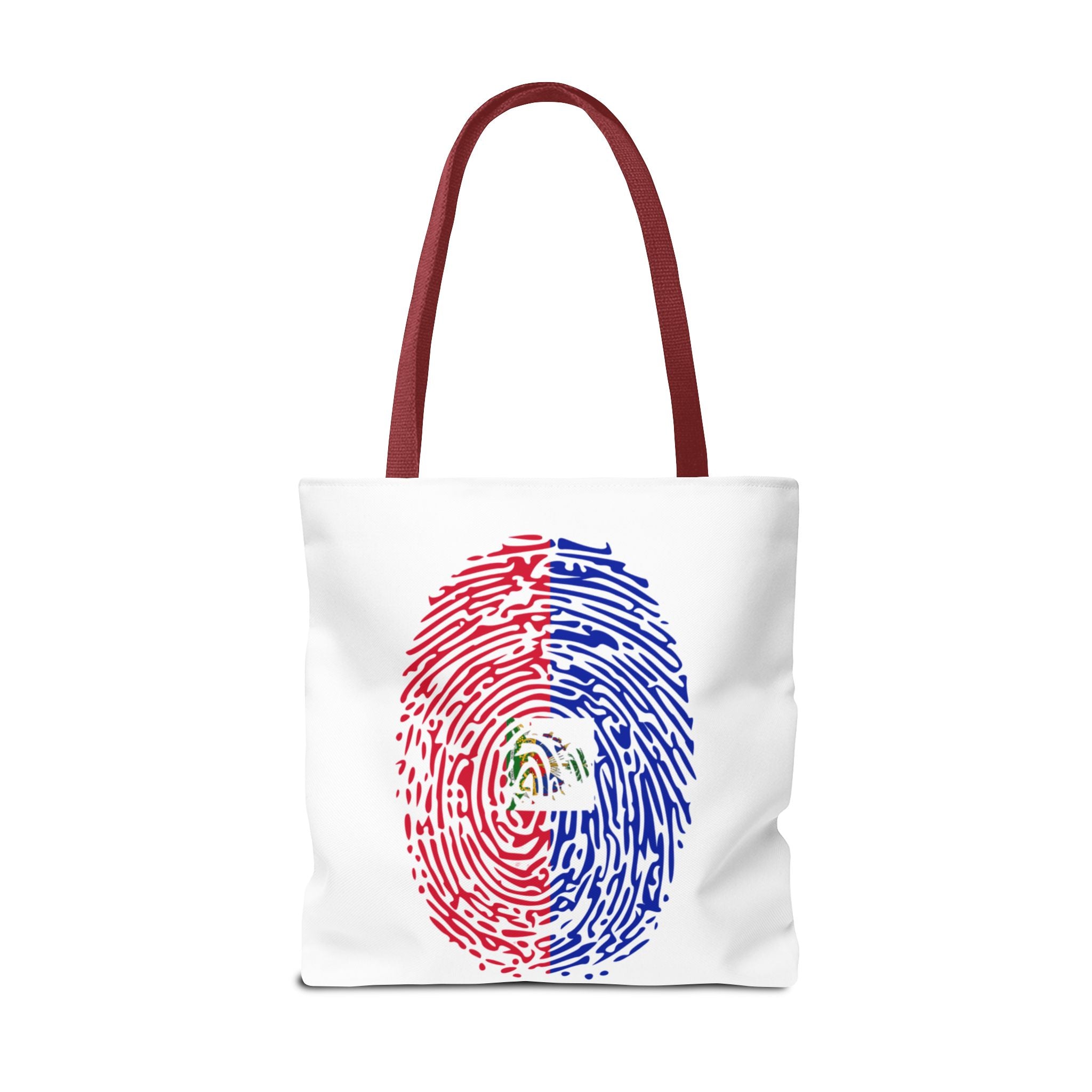Haiti Flag Fingerprint Tote