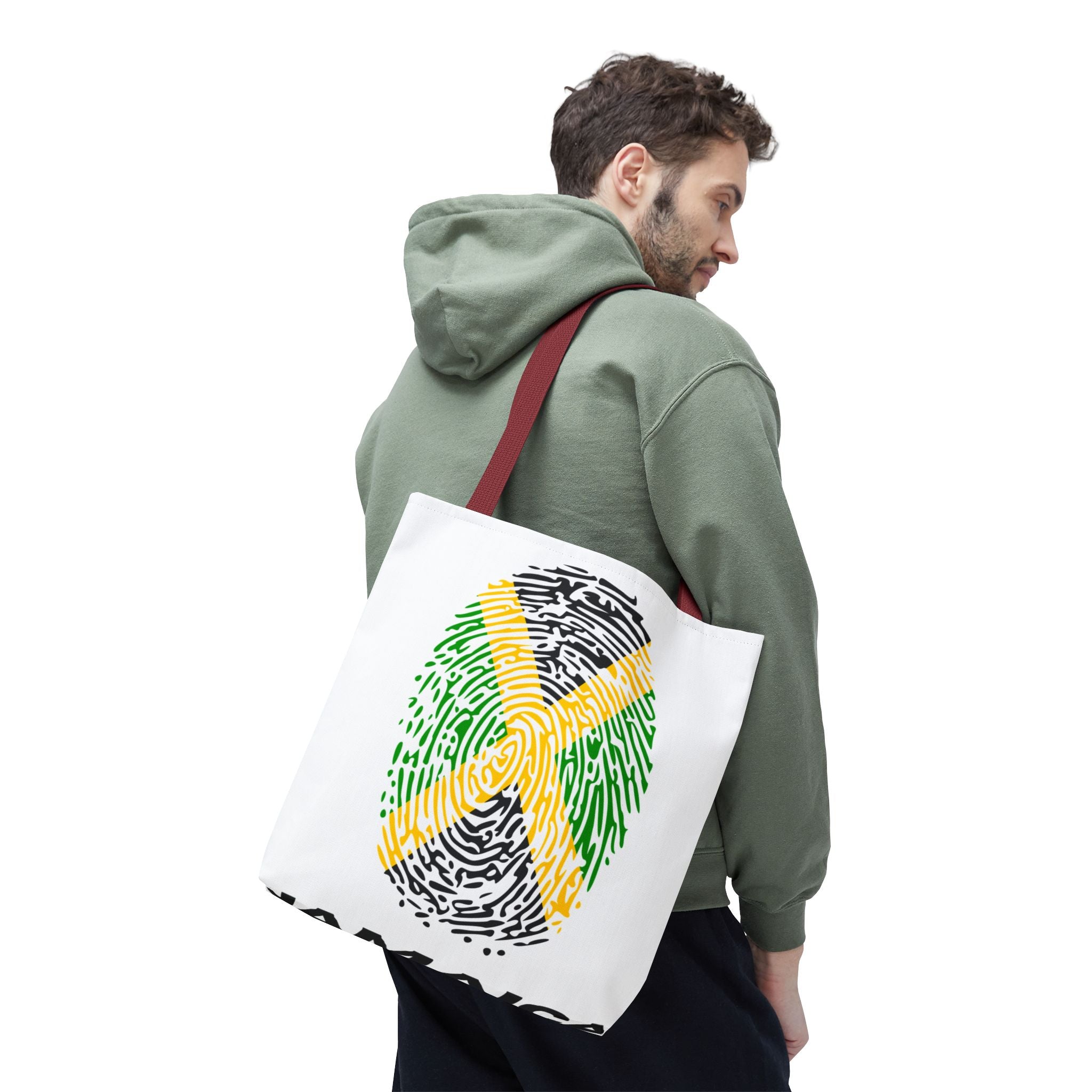 Jamaican Fingerprint Tote Bag