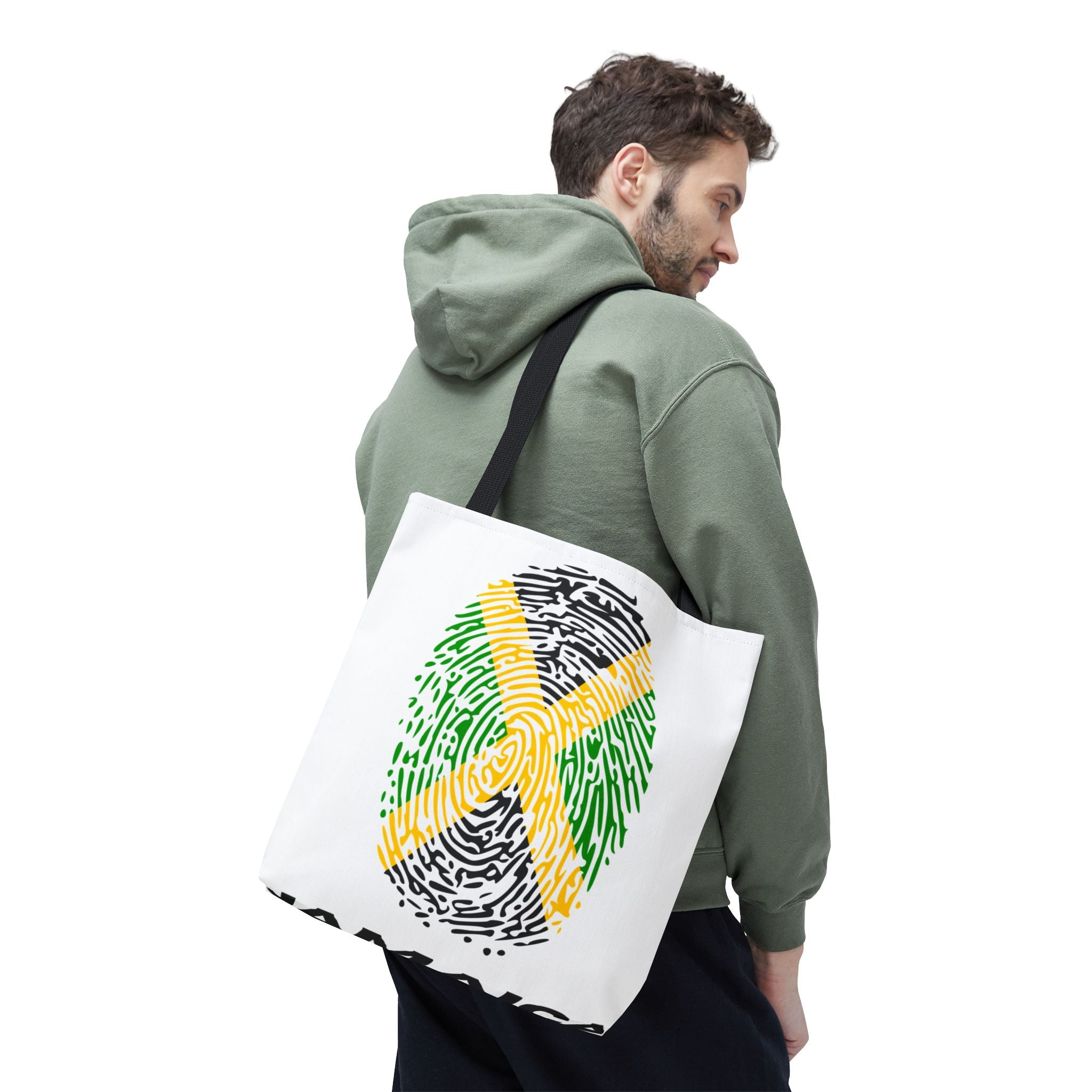 Jamaican Fingerprint Tote Bag