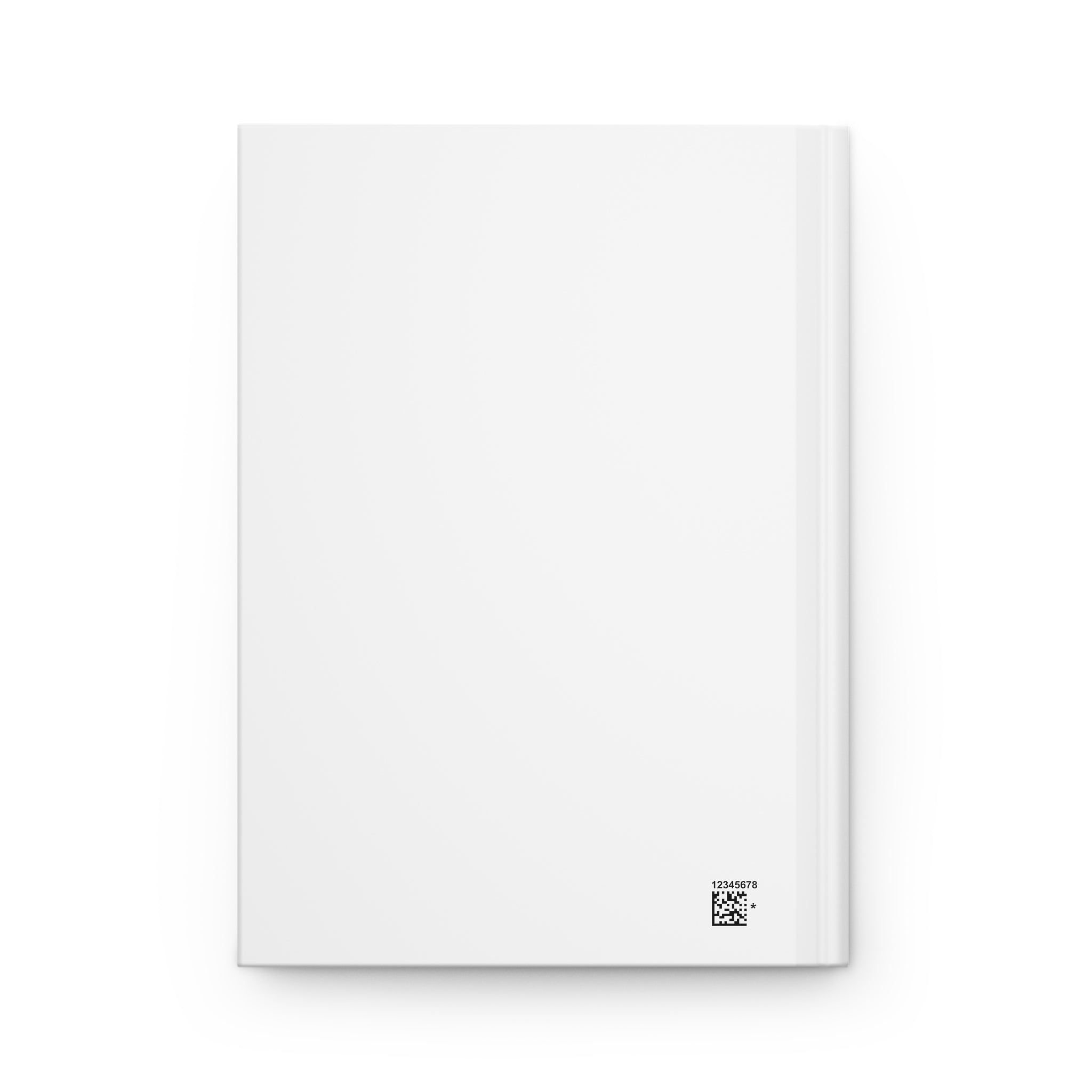 Barbados Flag Fingerprint Hardcover Notebook