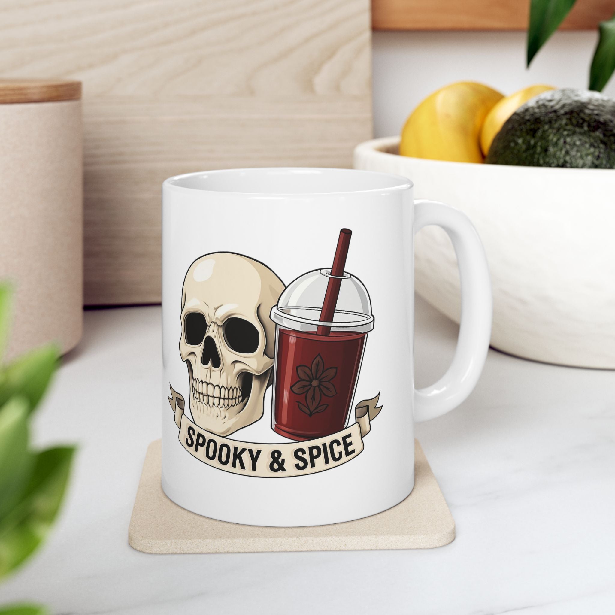 Spooky & Spice Ceramic Mug, (11oz, 15oz)
