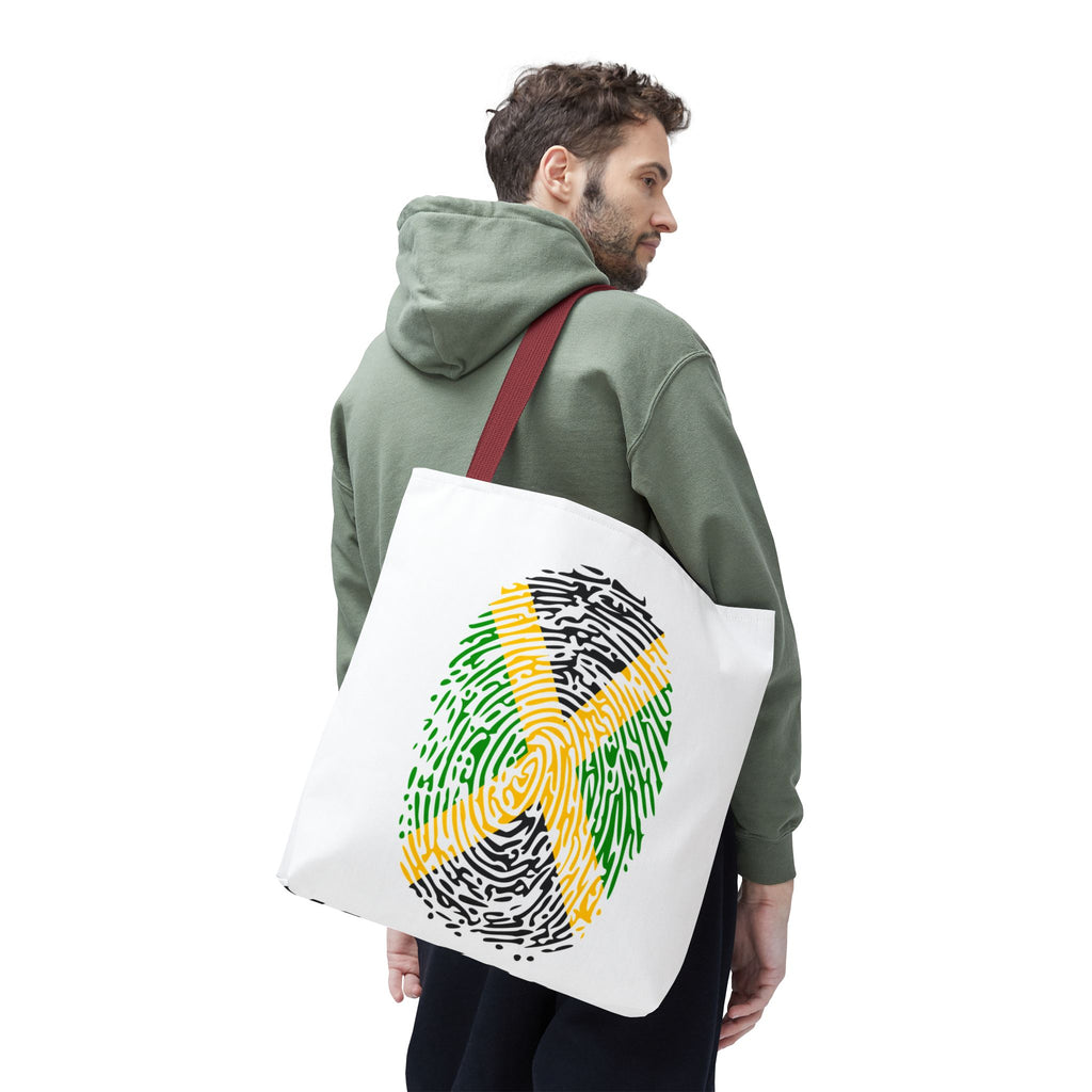 Jamaican Fingerprint Tote Bag