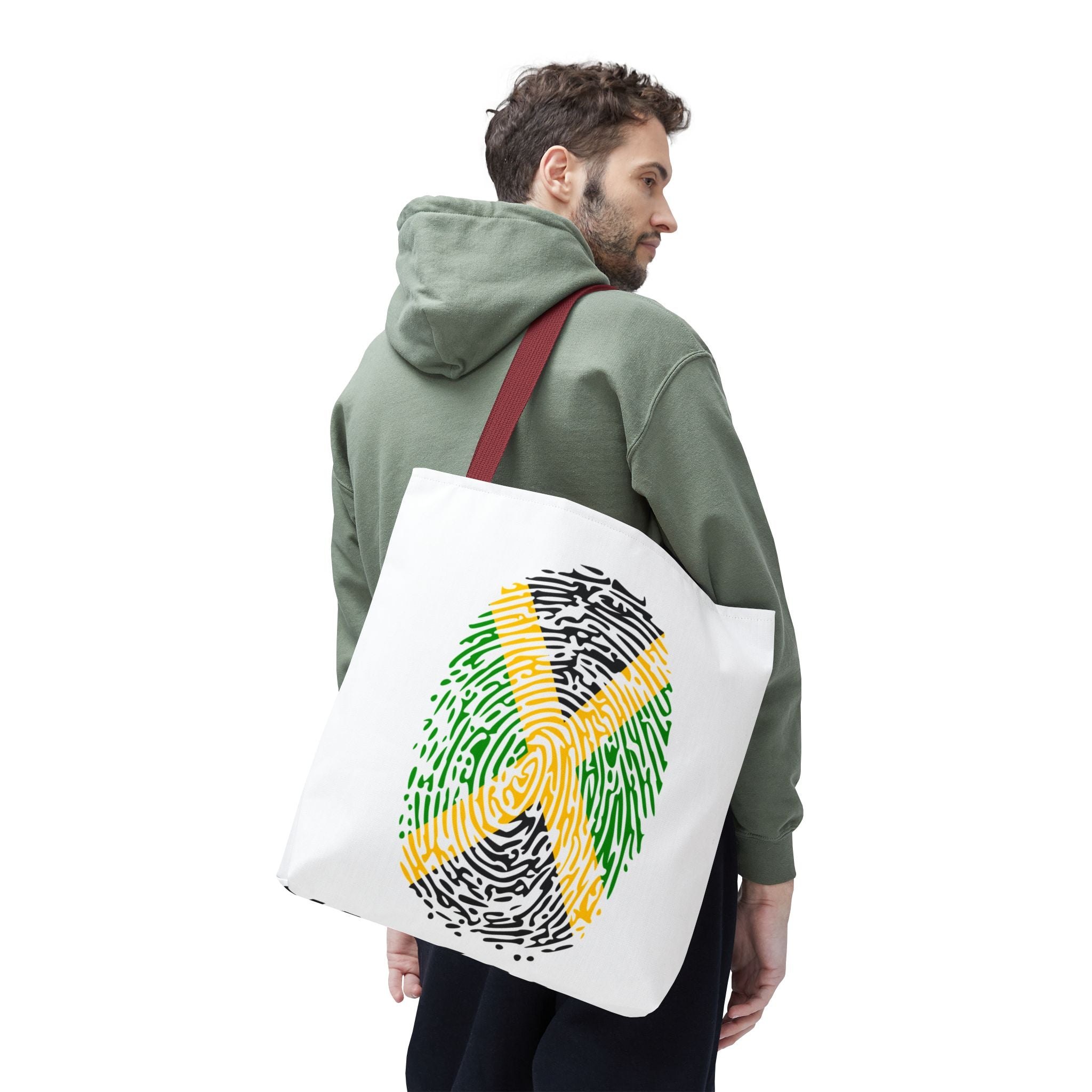 Jamaican Fingerprint Tote Bag