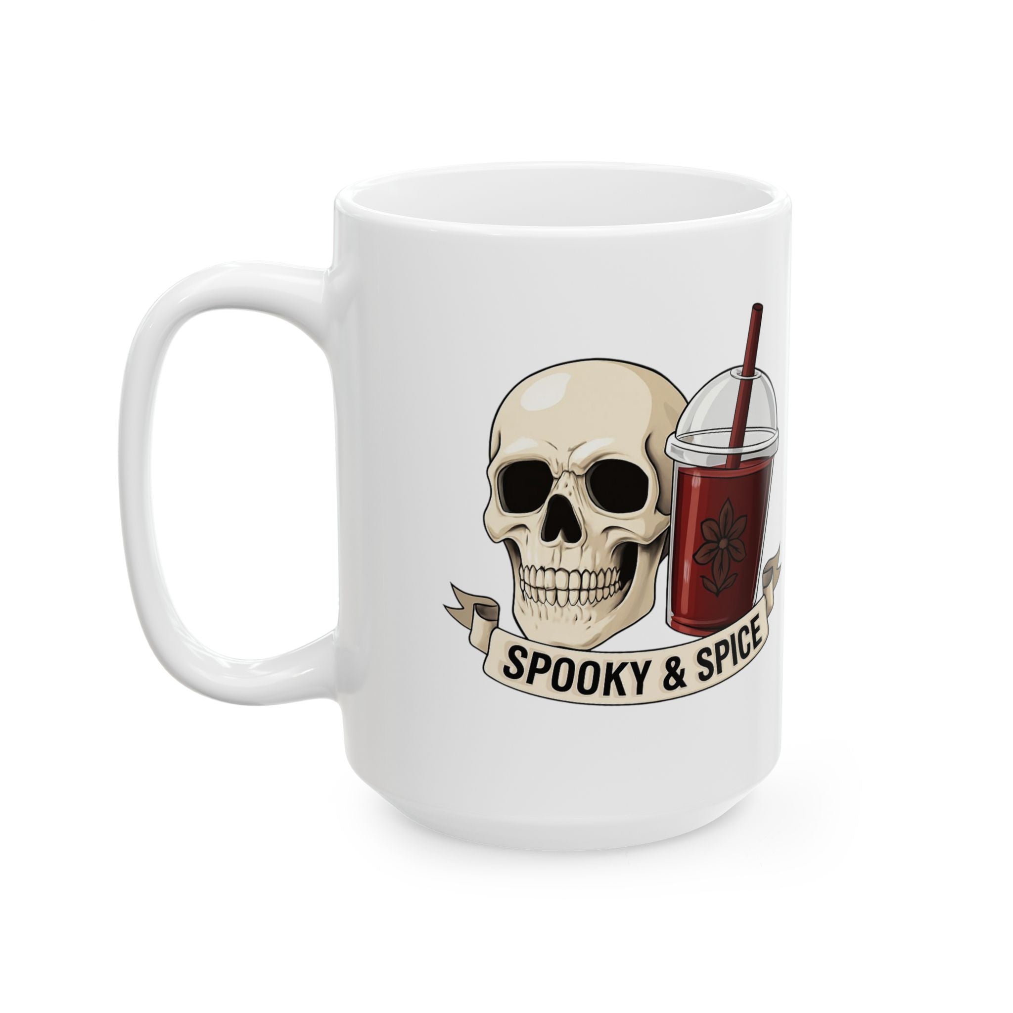 Spooky & Spice Ceramic Mug, (11oz, 15oz)