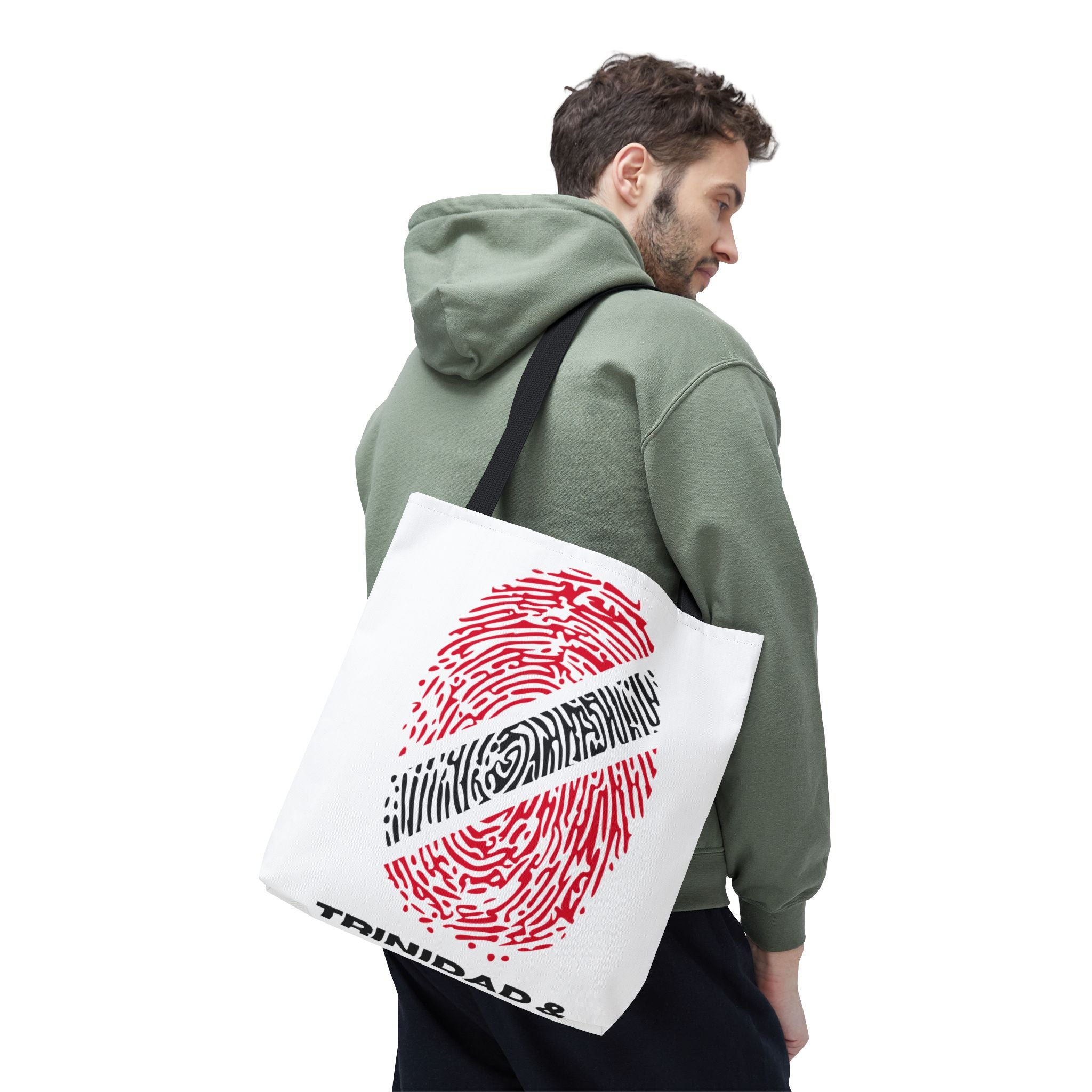 Trinidad & Tobago Flag Fingerprint Tote