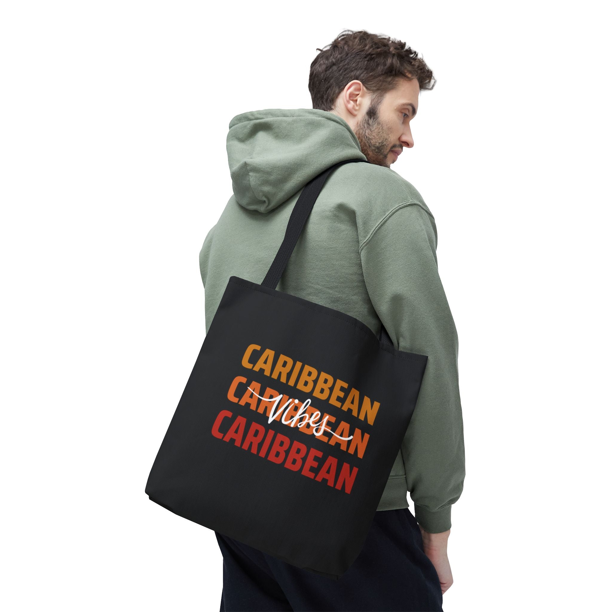 Caribbean Vibes Tote (Black)