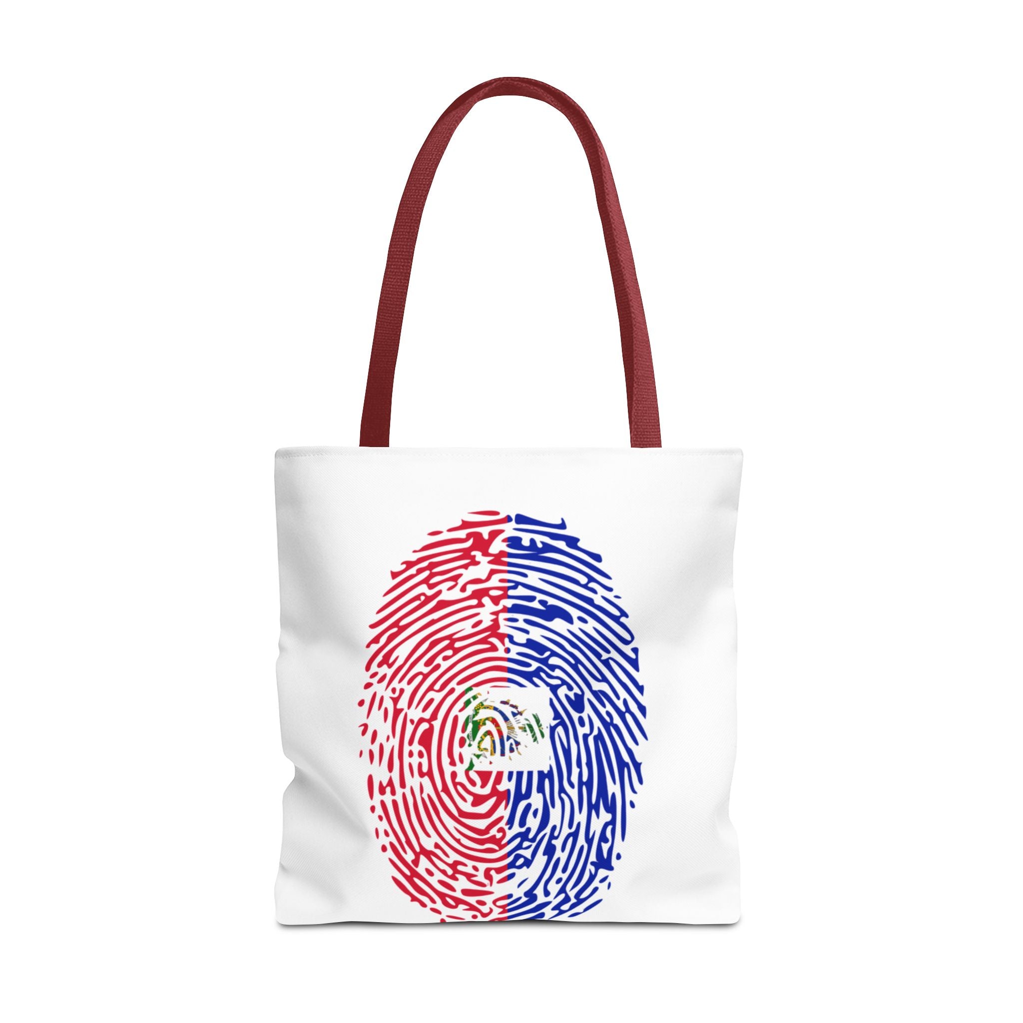 Haiti Flag Fingerprint Tote