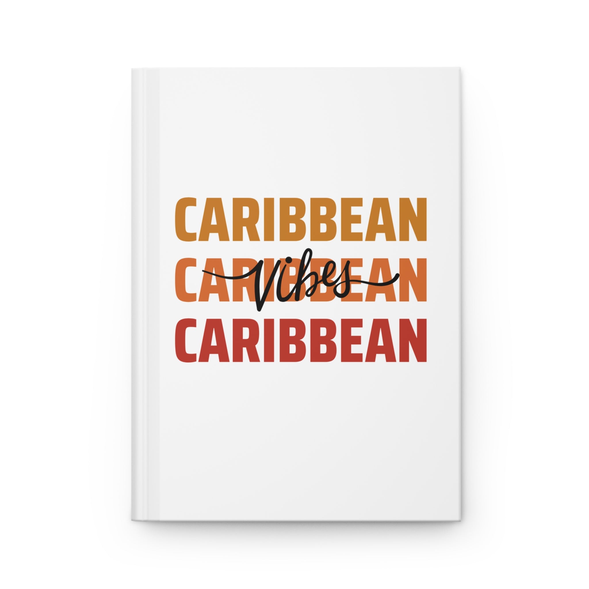 Caribbean Vibes Hardcover Journal (White)