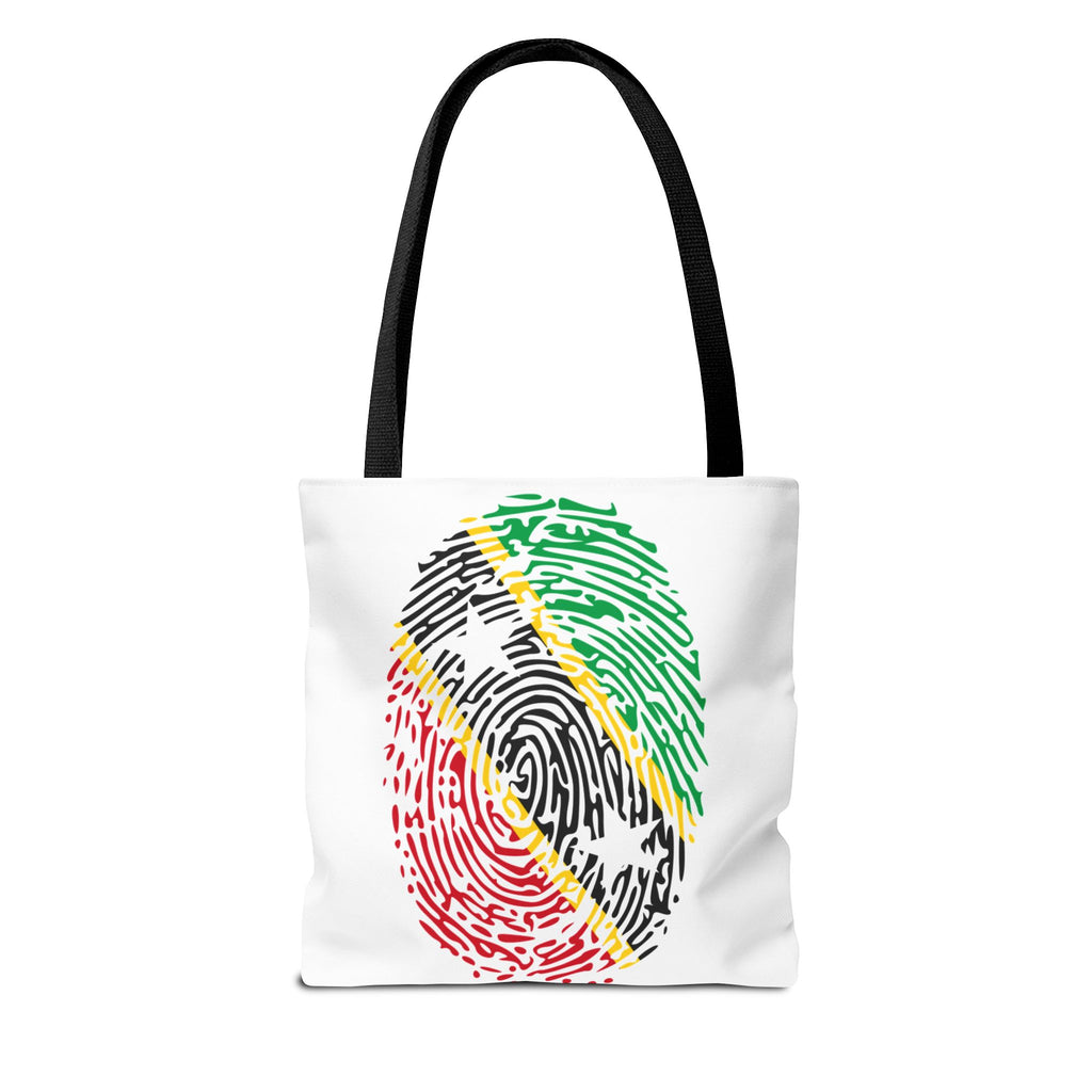St. Kitts & Nevis Flag Fingerprint Tote
