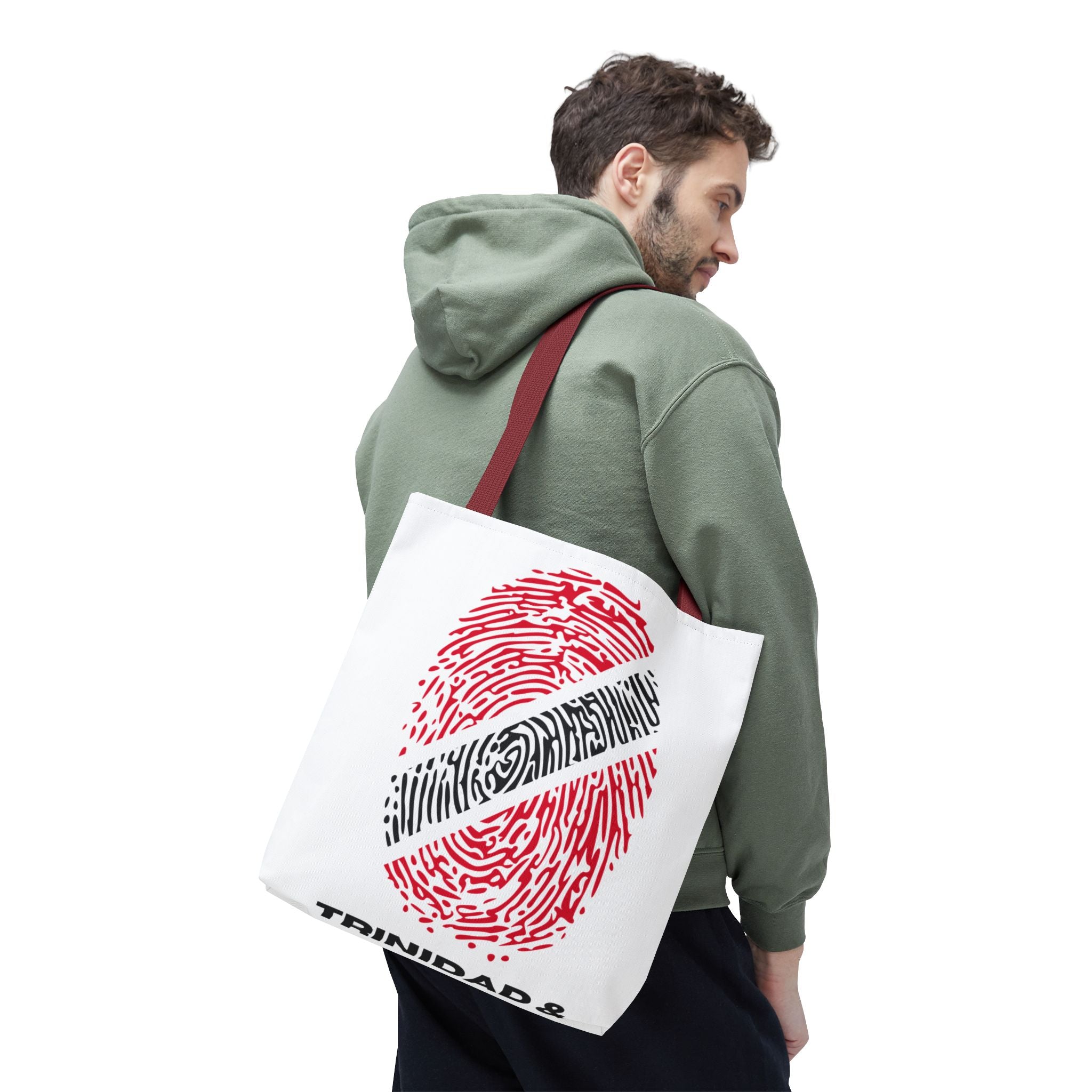 Trinidad & Tobago Flag Fingerprint Tote