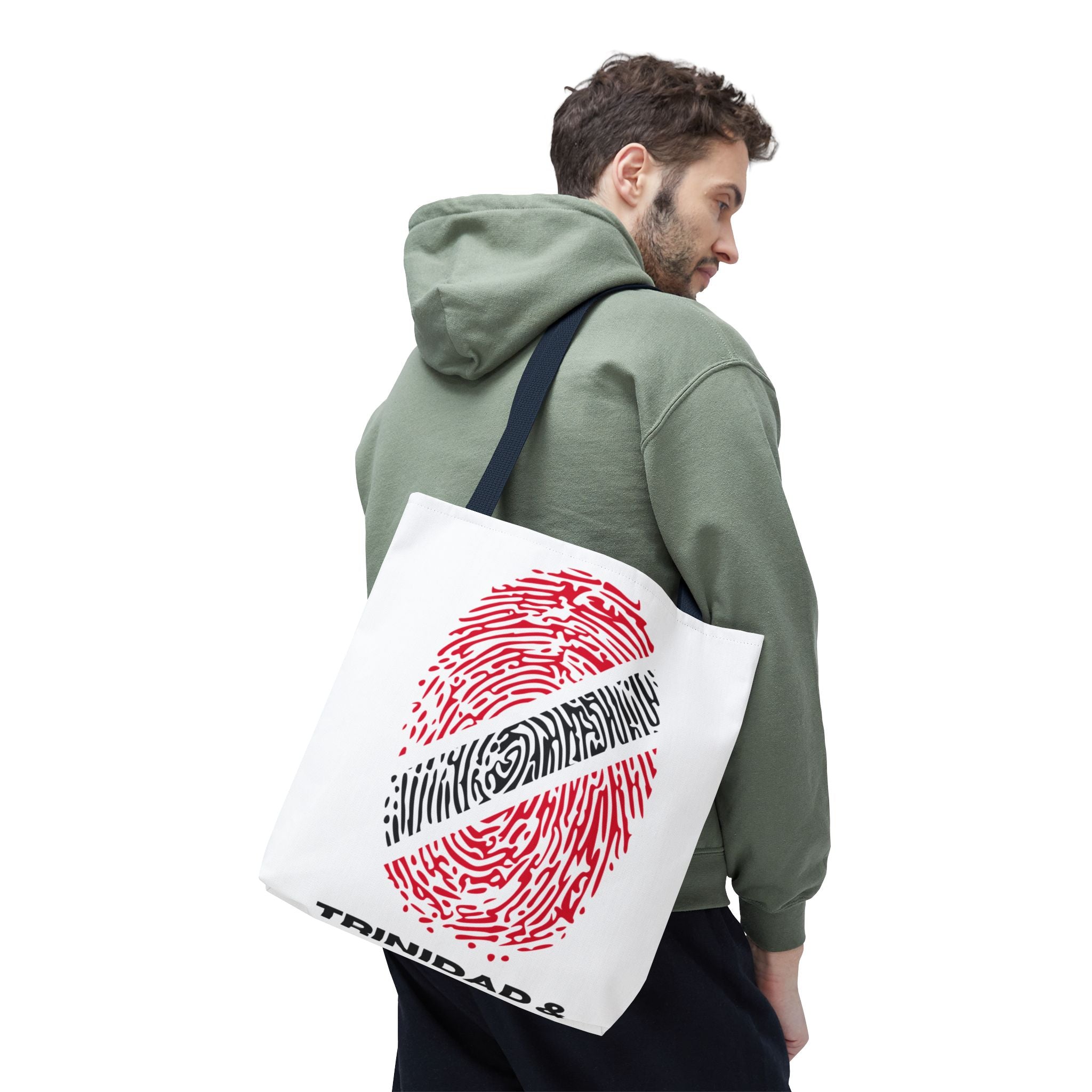 Trinidad & Tobago Flag Fingerprint Tote