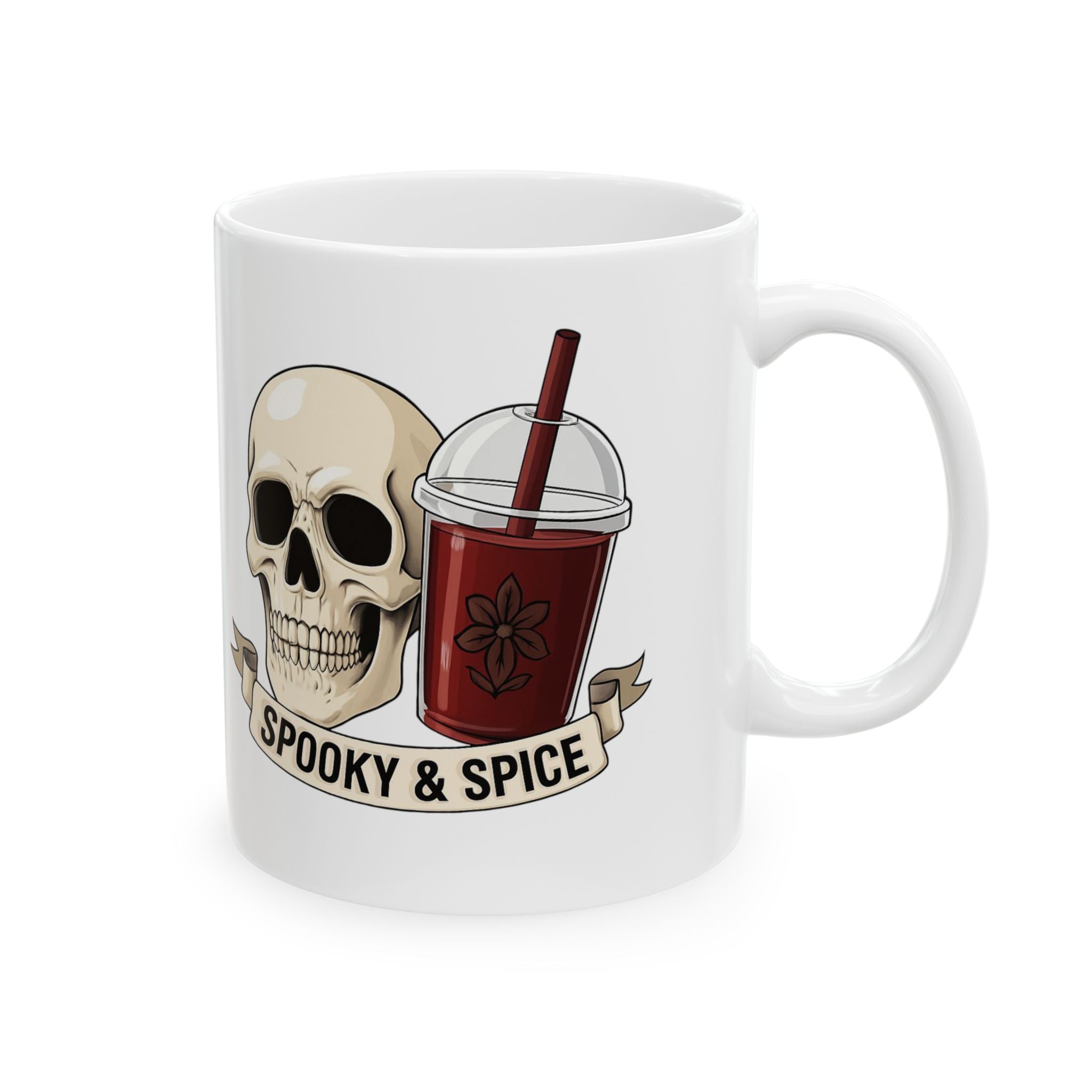 Spooky & Spice Ceramic Mug, (11oz, 15oz)
