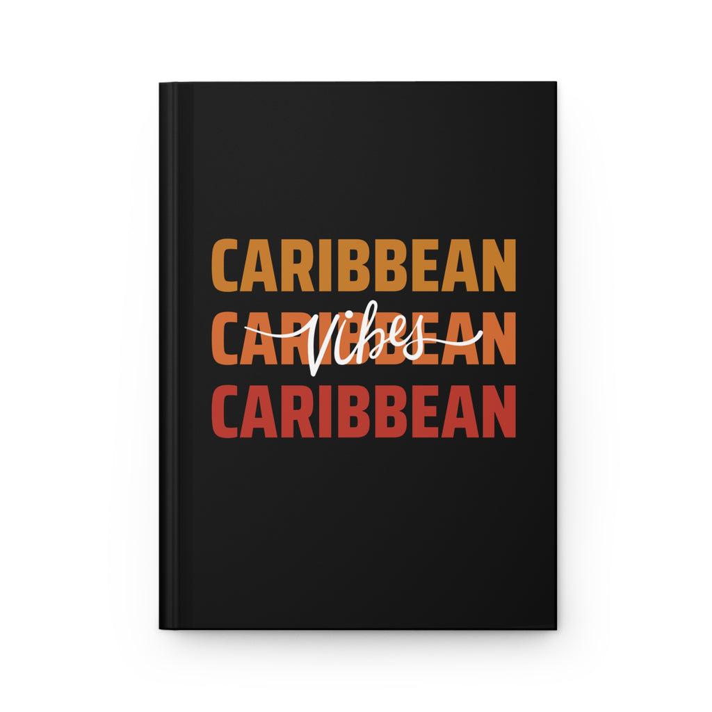 Caribbean Vibes Hardcover Journal (Black)