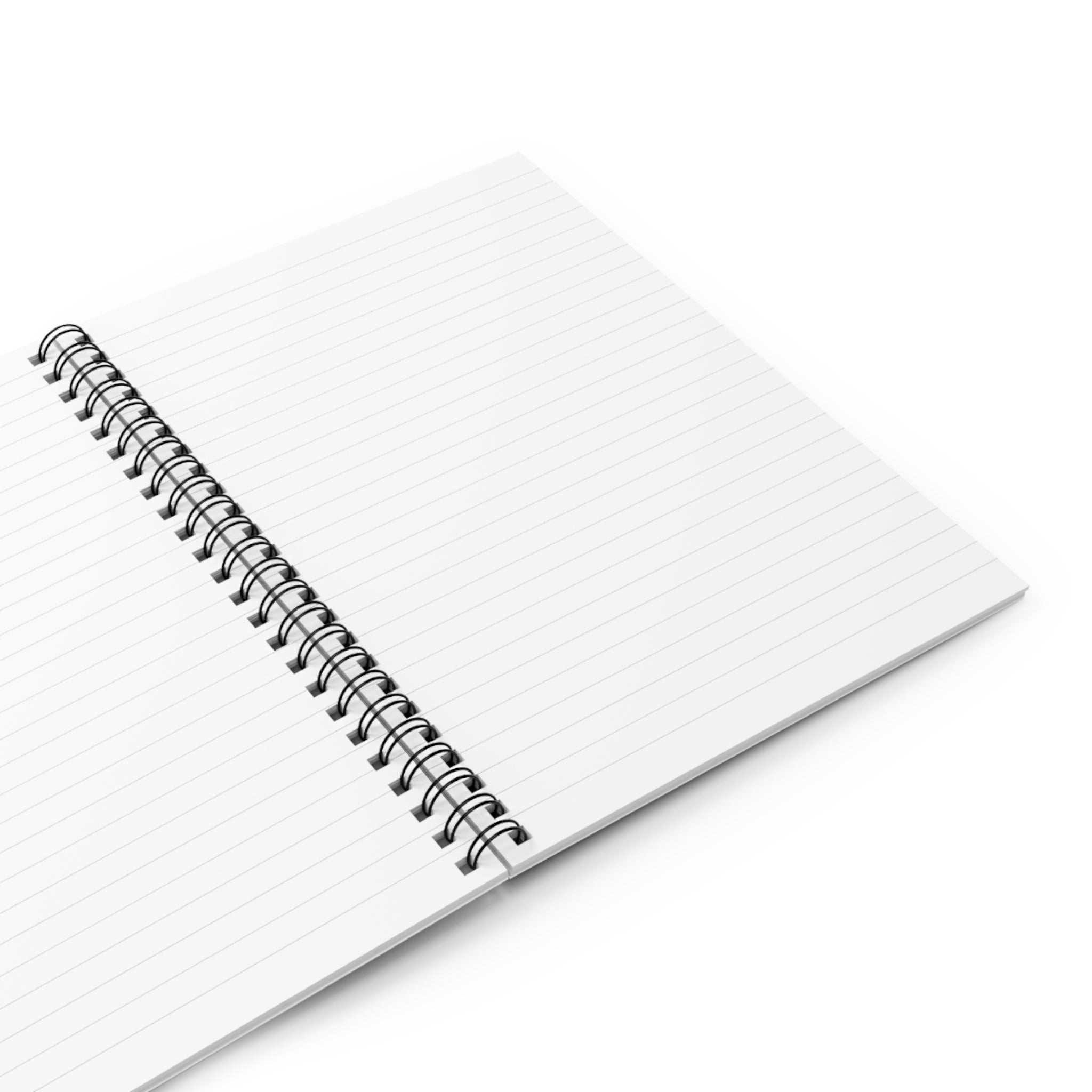 Barbados Flag Fingerprint Spiral Notebook - Ruled Line